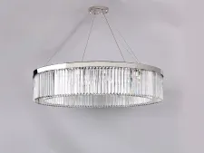NEWPORT 10110 10110+6/C , Люстра, Nickel Clear crystal D110*H23/250 cm E14 16*40W