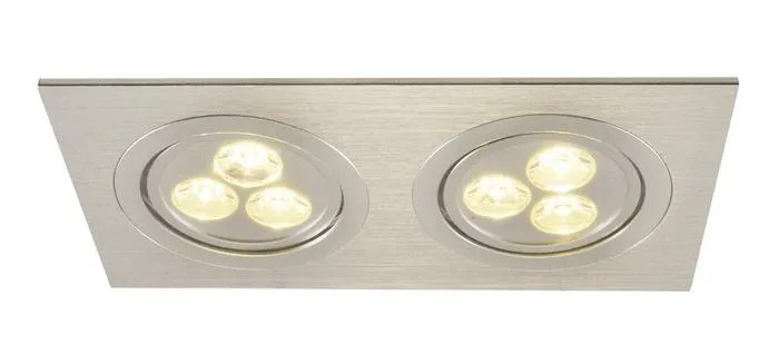 Точечный встраиваемый светильник Arte Lamp DOWNLIGHTS LED A5902PL-2SS | Дом Декора