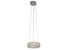 NEWPORT 8580 8580/20 C chrome , Люстра, Chrome Сlear crystal D20*H5,5/500 cm LED 12W 3100-4000K 1200Lm