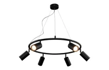Светильник подвесной Crystal Lux RIVO SP6 BL
