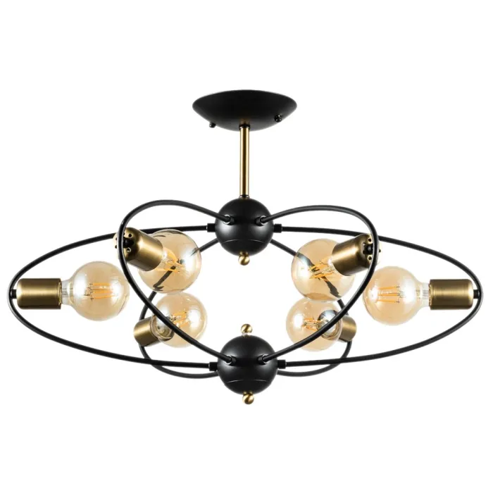 Потолочная люстра Arte Lamp GLASGOW A1963PL-6BK | Дом Декора