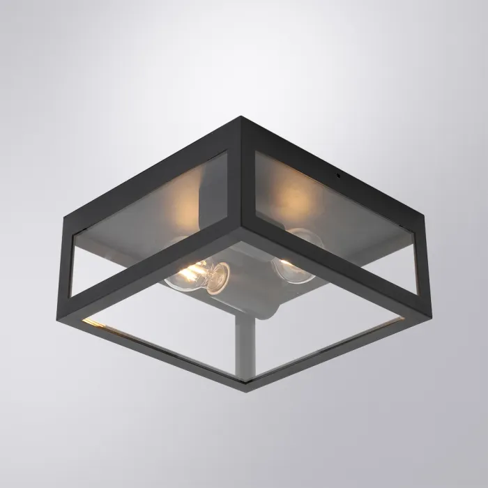 Уличный потолочный светильник Arte Lamp BELFAST A4569PF-2BK | Дом Декора