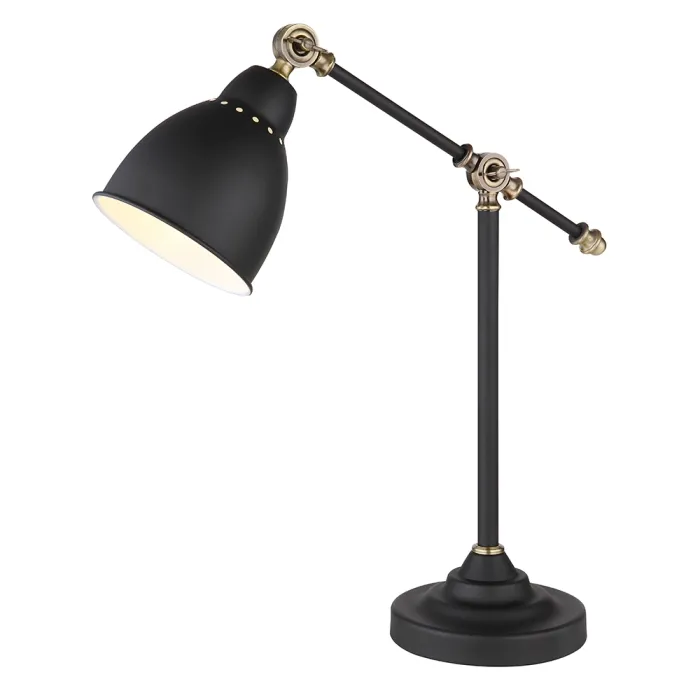 Офисная настольная лампа Arte Lamp BRACCIO A2054LT-1BK | Дом Декора