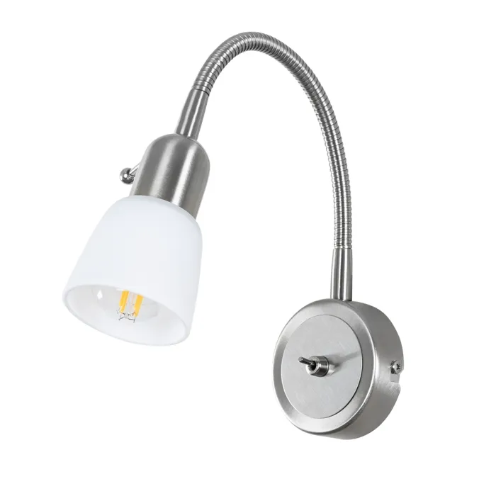 Бра Arte Lamp LETTURA A7009AP-1SS | Дом Декора