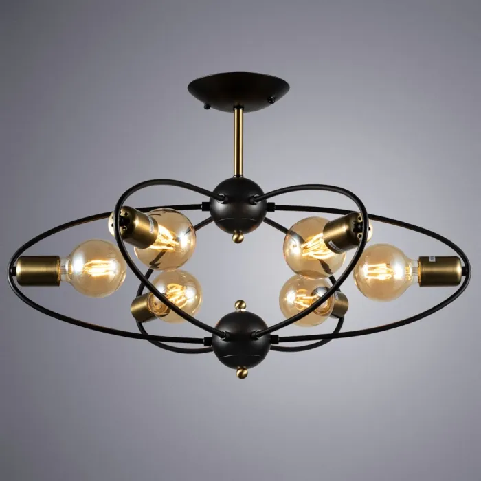 Потолочная люстра Arte Lamp GLASGOW A1963PL-6BK | Дом Декора