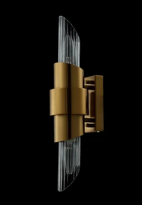 Бра Crystal Lux JUSTO AP2 BRASS | Дом Декора
