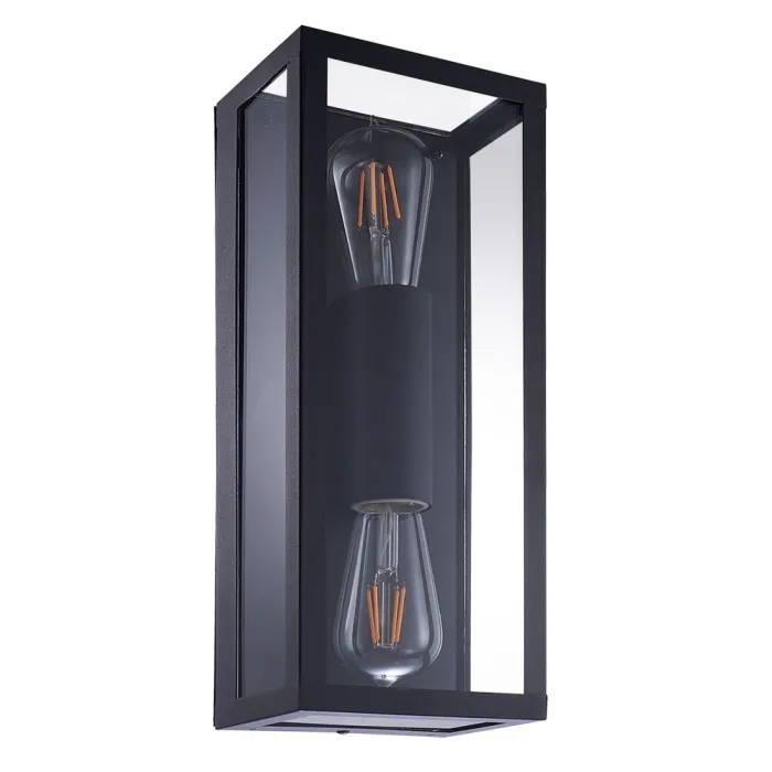 Уличный настенный светильник Arte Lamp BELFAST A4569AL-2BK | Дом Декора