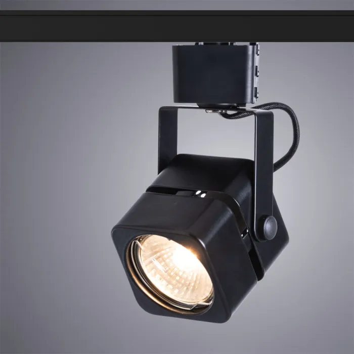 Трековый светильник Arte Lamp MISAM A1315PL-1BK | Дом Декора