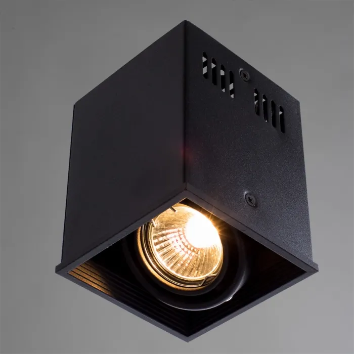 Точечный накладной светильник Arte Lamp CARDANI PICCOLO A5942PL-1BK | Дом Декора