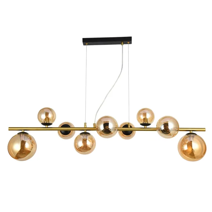 Подвесная люстра Arte Lamp GEMINI A2243SP-9PB | Дом Декора
