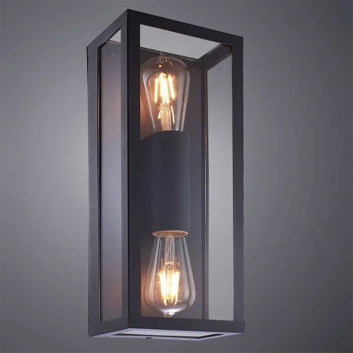 Уличный настенный светильник Arte Lamp BELFAST A4569AL-2BK | Дом Декора