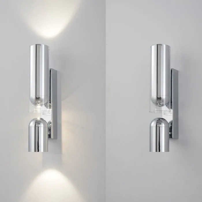 Бра Crystal Lux VENTO AP15W LED CHROME | Дом Декора