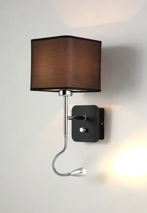 Бра Crystal Lux PACO AP2 CHROME/BLACK | Дом Декора