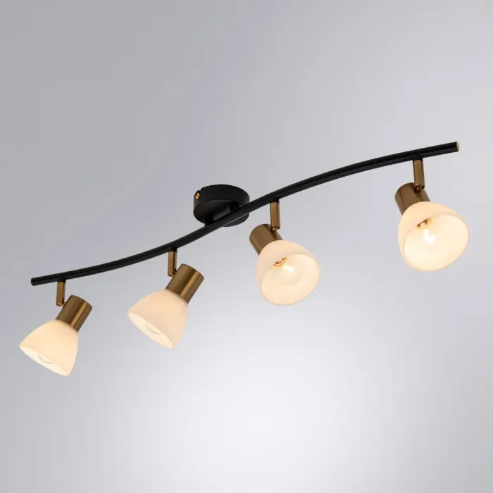 Спот Arte Lamp FALENA A3117PL-4BK | Дом Декора