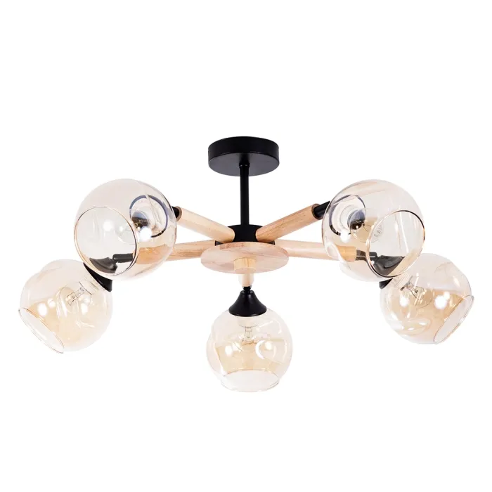 Потолочная люстра Arte Lamp BRANSON A4370PL-5BR | Дом Декора