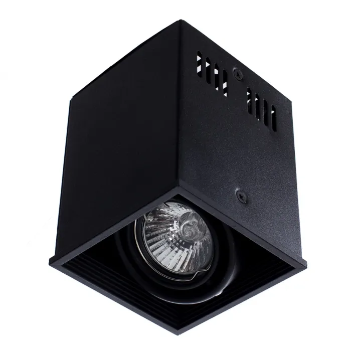 Точечный накладной светильник Arte Lamp CARDANI PICCOLO A5942PL-1BK | Дом Декора