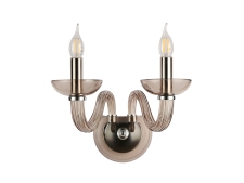 NEWPORT 8640 8642/A chrome coffee , Бра, Chrome Coffee L36*H30*SP24 cm E14 2*40W