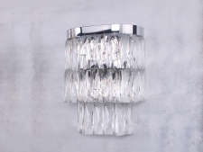 NEWPORT 10120 10123/A , Бра, Chrome Clear crystal L26.5*H33.5*Sp10 cm G9 3*25W