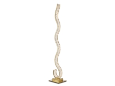 NEWPORT 8240 8240N/FL gold , Торшер , Gold Сlear crystal L25*22*H140 cm LED 42W 4200Lm 3100-4000K