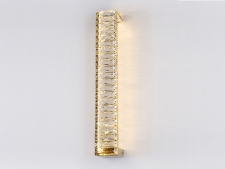NEWPORT 8240 8241N/A gold , Бра, Gold Clear crystal L7,6*H52*Sp8,5 cm LED 10W 1100Lm 3100-4000K