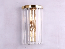 NEWPORT 10110 10112/A gold , Бра, Gold Clear crystal L18*H32*Sp10 cm G9 2*40W