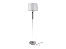 NEWPORT 4400 4401/FL black glossy без абажура , Торшер, Black glossy Clear crystal D40*H168 cm E27 1*40W