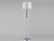 NEWPORT 4400 4401/FL chrome без абажура , Торшер, Chrome Clear crystal D40*H168 cm E27 1*40W