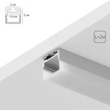Профиль для лент Arte Lamp SURFACE A202005S
