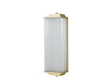 NEWPORT 3290 3293/A brass new , Бра, Matt brass Clear glass L13*Н41*Sp9.5 см E14 2*40W