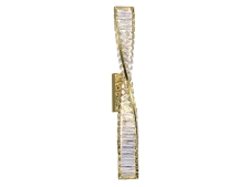 NEWPORT 8240 8246N/A gold , Бра, Gold Clear crystal L7,6*H65*Sp12 cm LED 17W 1700Lm 3100-4000K