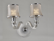 NEWPORT 11500 11502/A , Бра, Chrome Shade crystal L40*H34*Sp24 cm E14 2*40W