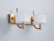 NEWPORT 4330 4332/A gold , Бра, French gold White matt glass L38*H19*Sp16 cm G9 2*40W