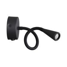 4254/3WL HIGHTECH ODL21 475 черн/металл Настен.светильник выкл на базе IP20 LED 3W 263Лм 3000K ODDS